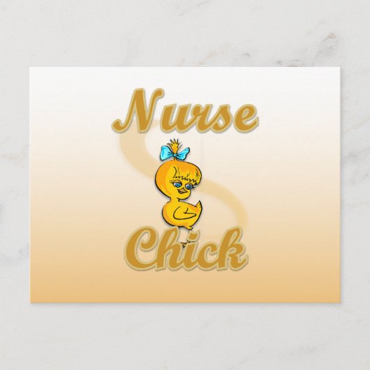 Carte Postale Infirmière Chick (Devant)