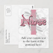 Carte Postale Infirmière Croix-Rose (Devant / Derrière)