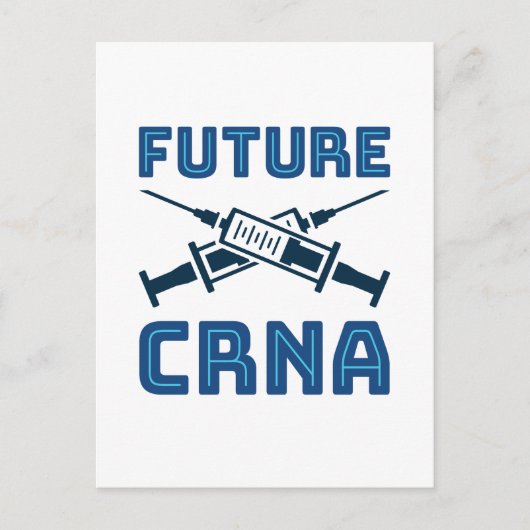 Carte Postale Infirmière de la CRNA (Devant)