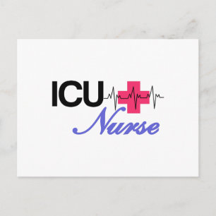 Carte Postale Infirmière de l'ICU