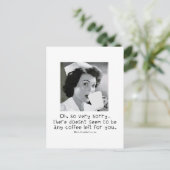 Carte Postale Infirmière - Désolé ...Pas de café pour vous. (Debout devant)