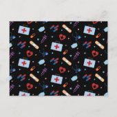 Carte Postale Infirmière diplômée Étudiante en soins infirmiers (Devant)