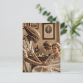 Carte Postale Infirmière extraterrestre (Debout devant)