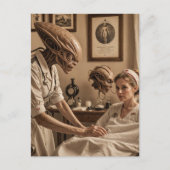 Carte Postale Infirmière extraterrestre (Devant)