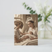 Carte Postale Infirmière extraterrestre (Debout devant)