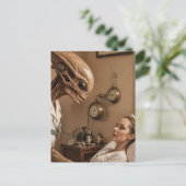 Carte Postale Infirmière extraterrestre (Debout devant)