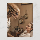 Carte Postale Infirmière extraterrestre (Devant)