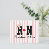 Carte Postale Infirmière inscrite à la RN (Debout devant)