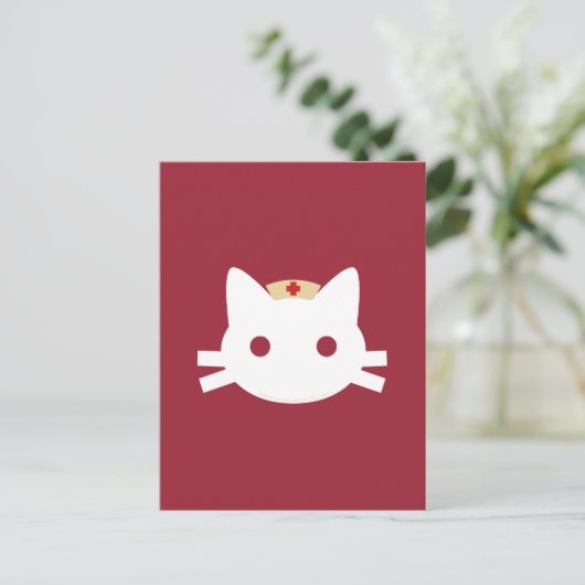 Carte Postale Infirmière Kitty (Debout devant)