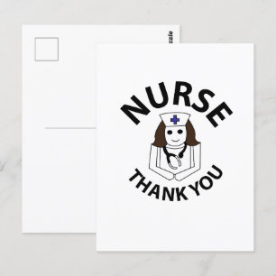 Carte Postale Infirmière Merci Infirmière