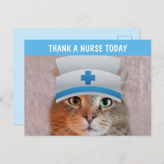 Carte Postale Infirmière Rupie Gratitude (Devant / Derrière)