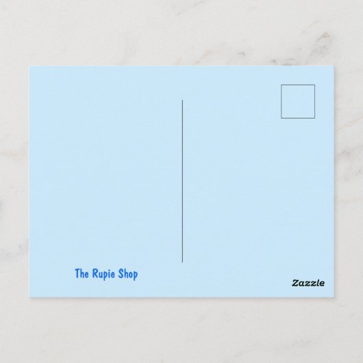 Carte Postale Infirmière Rupie Gratitude (Dos)