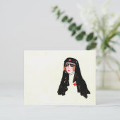 Carte Postale Infirmière vintage (Debout devant)