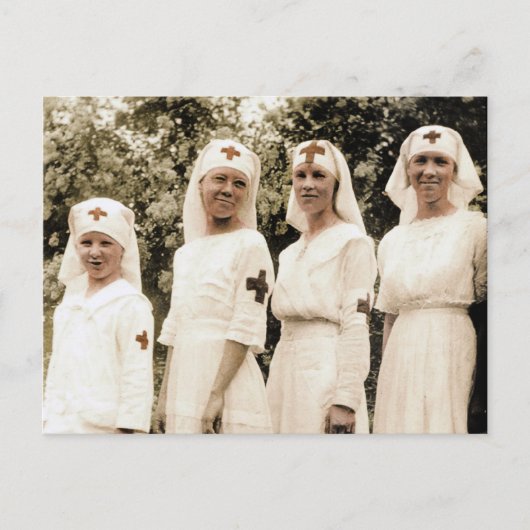 Carte Postale Infirmière vintage (Devant)