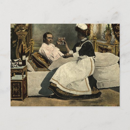 Carte Postale Infirmière vintage (Devant)