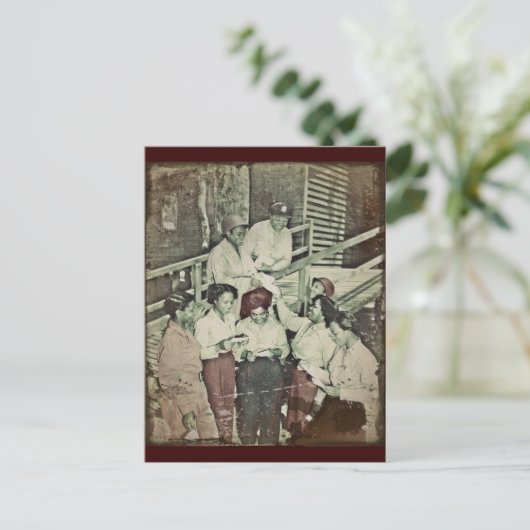 Carte Postale Infirmières dans le Pacifique Sud-Ouest Obtenir du (Debout devant)