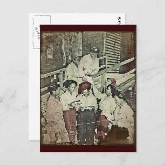 Carte Postale Infirmières dans le Pacifique Sud-Ouest Obtenir du (Devant / Derrière)