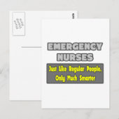 Carte Postale Infirmières d'urgence... (Devant / Derrière)