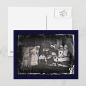 Carte Postale Infirmières militaires au poste de secours (Devant / Derrière)