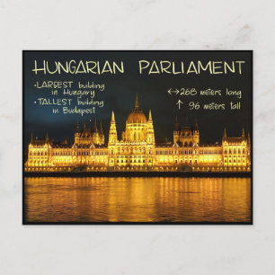 Carte Postale Info du Parlement hongrois