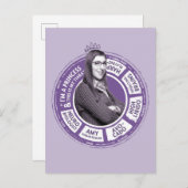 Carte Postale Infographie d'Amy Farrah Fowler (Devant / Derrière)