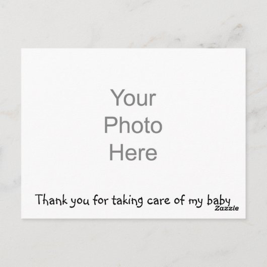 Carte postale Information de l'animal de compagnie (Dos)