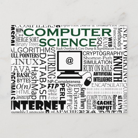 Carte postale Informatique (Devant)