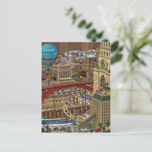 CARTE POSTALE INFRASTRUCTURE (Debout devant)