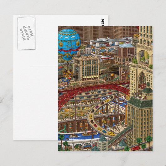 CARTE POSTALE INFRASTRUCTURE (Devant / Derrière)