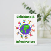 Carte Postale Infrastructure de garde d'enfants IS (Debout devant)