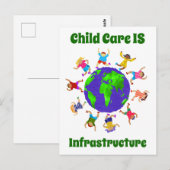 Carte Postale Infrastructure de garde d'enfants IS (Devant / Derrière)