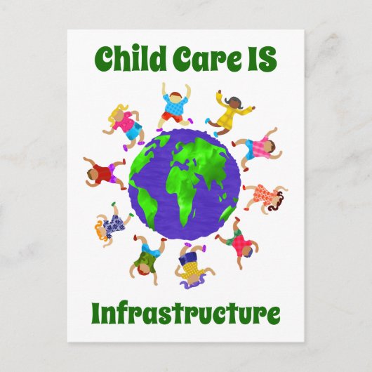 Carte Postale Infrastructure de garde d'enfants IS (Devant)