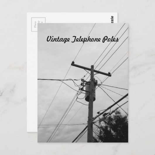 Carte Postale Infrastructure électrique classique (Devant / Derrière)