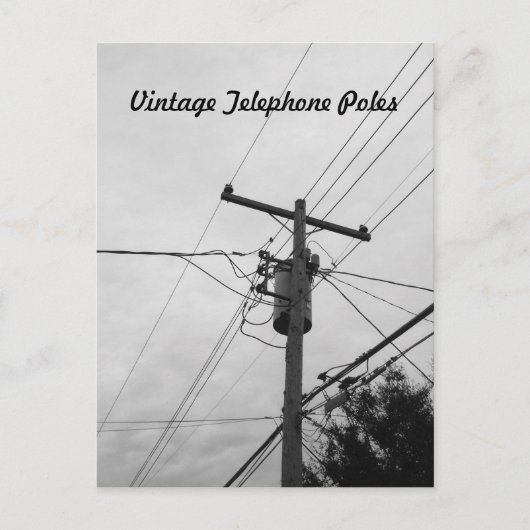 Carte Postale Infrastructure électrique classique (Devant)