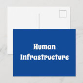 Carte Postale Infrastructure humaine (Devant / Derrière)