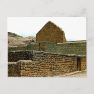 Carte Postale Ingapirca ruines Inca, Equateur