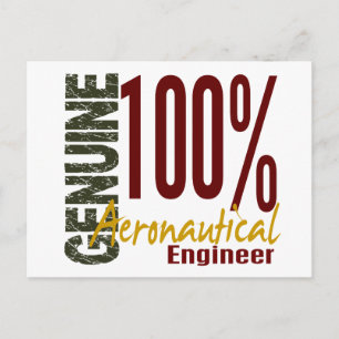 Carte Postale Ingénieur aéronautique authentique