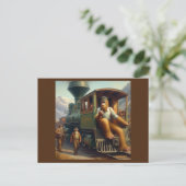 Carte Postale Ingénieur de train Bigfoot (Debout devant)