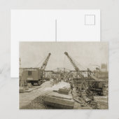 Carte Postale INGÉNIEUR D'EXPLOITATION DE la grue et de la chaus (Devant / Derrière)