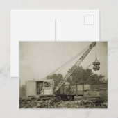 Carte Postale INGÉNIEUR D'EXPLOITATION DE la grue et de la chaus (Devant / Derrière)