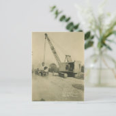 Carte Postale INGÉNIEUR D'EXPLOITATION D'UNE grue et D'UNE DOUCH (Debout devant)