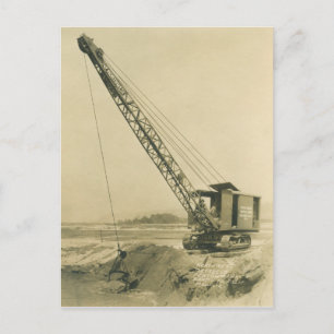 Carte Postale INGÉNIEUR D'EXPLOITATION D'UNE grue et D'UNE DOUCH