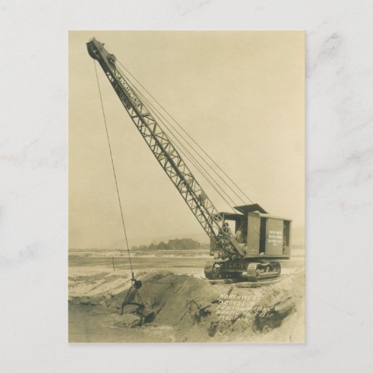 Carte Postale INGÉNIEUR D'EXPLOITATION D'UNE grue et D'UNE DOUCH (Devant)