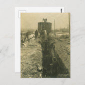 Carte Postale INGÉNIEUR D'EXPLOITATION D'UNE grue et D'UNE DOUCH (Devant / Derrière)