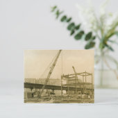 Carte Postale INGÉNIEUR D'EXPLOITATION D'UNE grue et D'UNE NAVIR (Debout devant)