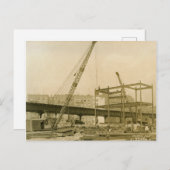 Carte Postale INGÉNIEUR D'EXPLOITATION D'UNE grue et D'UNE NAVIR (Devant / Derrière)