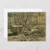 Carte Postale INGÉNIEUR D'EXPLOITATION D'UNE grue et D'UNE NAVIR (Devant / Derrière)