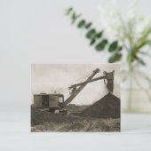 Carte Postale INGÉNIEUR D'EXPLOITATION D'UNE grue et D'UNE NAVIR (Debout devant)
