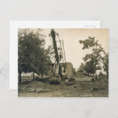 Carte Postale INGÉNIEUR D'EXPLOITATION D'UNE grue et D'UNE NAVIR (Devant / Derrière)