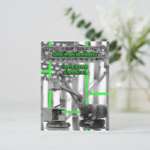 Carte Postale INGÉNIEUR D'EXPLOITATION OPÉRATEUR DE GRUE PELlete (Debout devant)